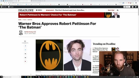 Robert Pattinson Officially Confirmed to be Next Batman