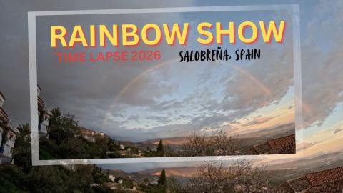 Rainbow in The clouds