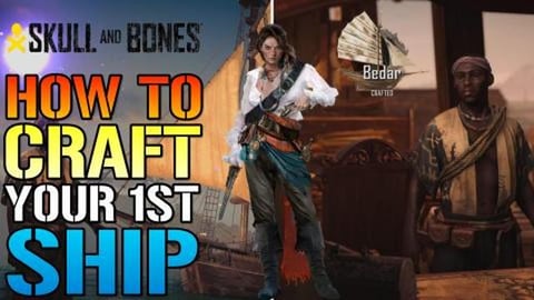 Skull and Bones: How To Craft Yor First Ship! The "Bedar"...