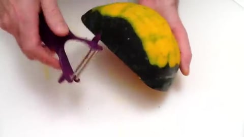 How to Peel and Cut a Buttercup Squash  / Cooking Tips & ...