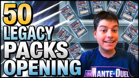 Yu-Gi-Oh! Master Duel opening 50 Legacy bonus packs!