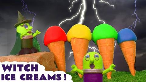 Funny Funlings Learn Colors with Thomas The Tank Engine a...