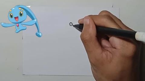 Drawing Pokemon MANAPHY-B