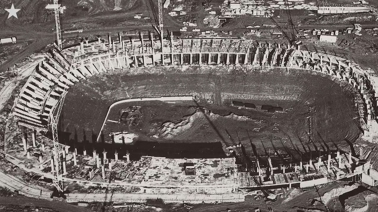 CBS Sports on X: In celebration of Arrowhead Stadium's 50th anniversary,  the @Chiefs are throwing it back and painted the original logos on the  field 