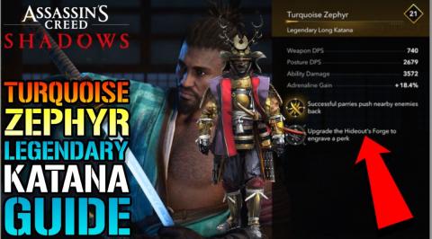 Assassin's Creed Shadows: "Turquoise Zephyr" Legendary Ka...