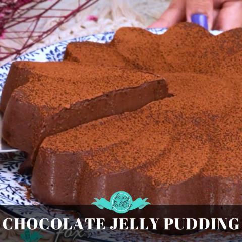 Chocolate Jelly Pudding | Silky, Decadent & Refreshing De...
