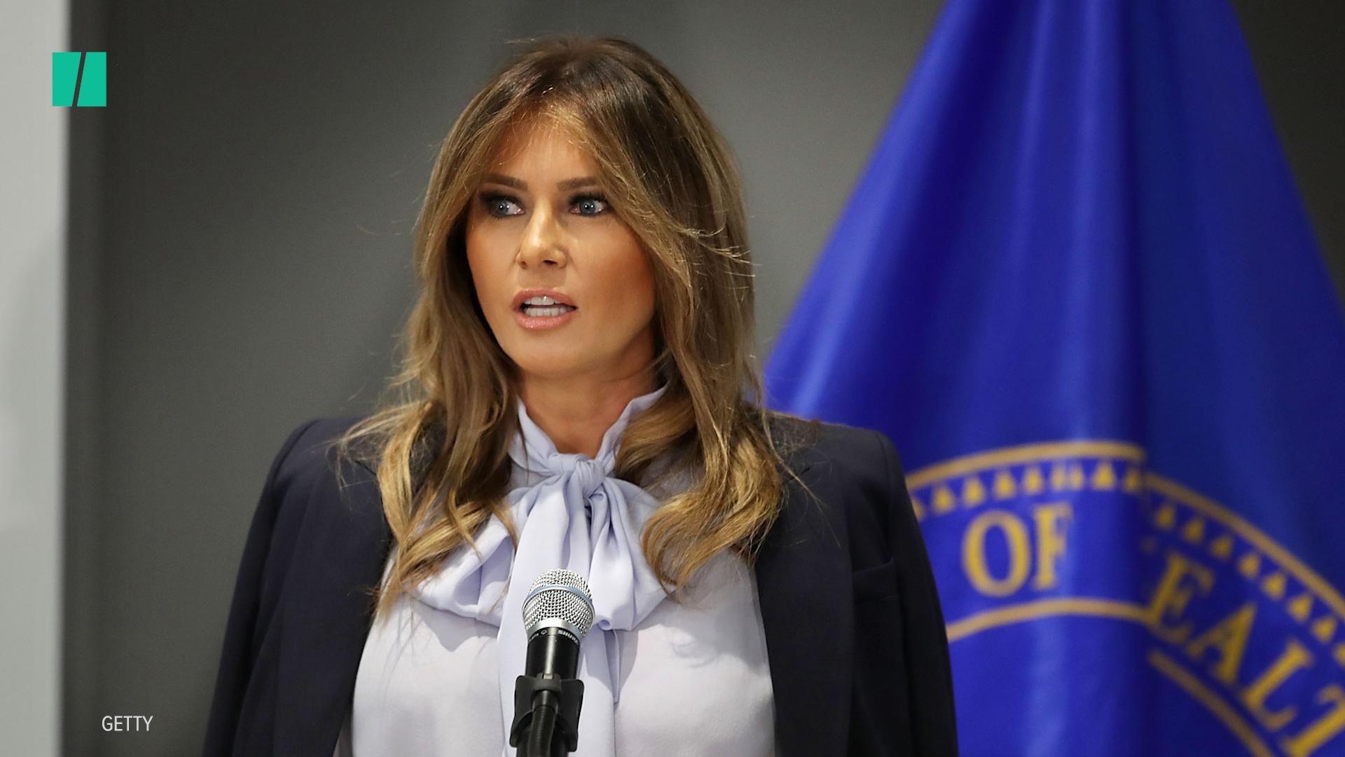 Melania Trump Speaks At Anti-Cyberbullying Summit While Donald Trump ...