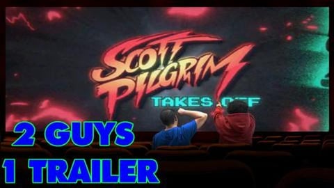 Scott Pilgrim Takes Off | 2 Guys 1 Trailer | Reaction and...