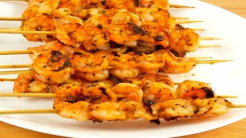 How to Make Shrimp Skewers on a Panini Grill