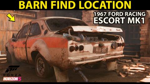 BARN FIND 1967 Ford Racing Escort MK1 in Forza Horizon 5