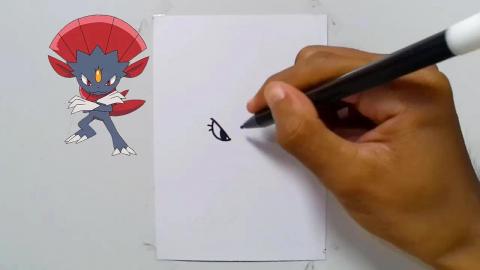 Drawing pokemon weavile shorts