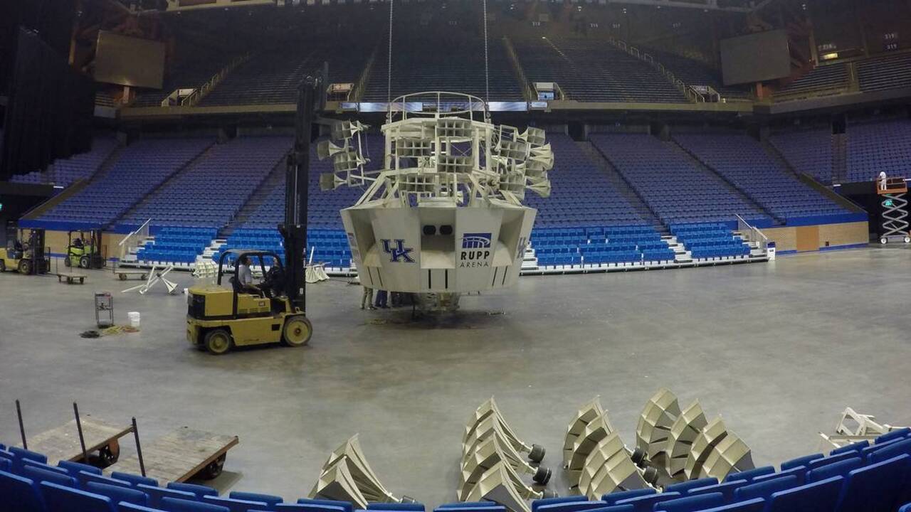 Taking apart Rupp Arena's Big Bertha | Lexington Herald Leader