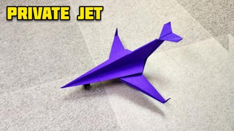 Private Jet using Paper | Origami Tutorial by Magic Folds...