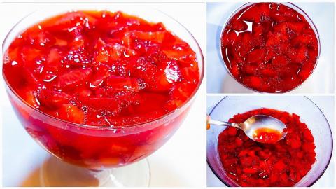 Bloody Mary For Dessert. Healthy Fruit Dessert. Italian S...
