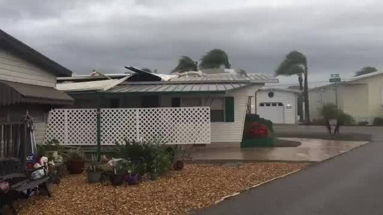 Tropical Storm Emily damages home in Trailer Estates Bradenton Herald
