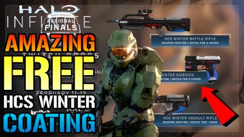 Halo infinite: AMAZING! FREE "HCS WINTER COATING" Weapon ...