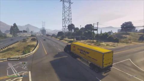 When You Take a Wrong Turn   Trucker Simulator in GTA 5 O...