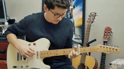 A little bit of calm guitar playing
