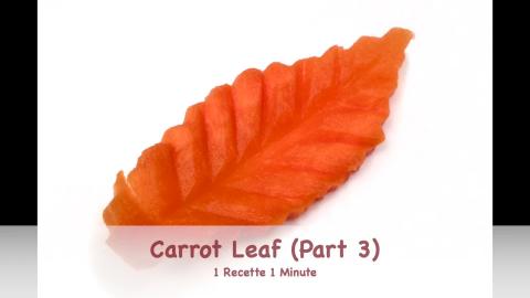 Carrot Leaf (Part 3) / Food Decoration