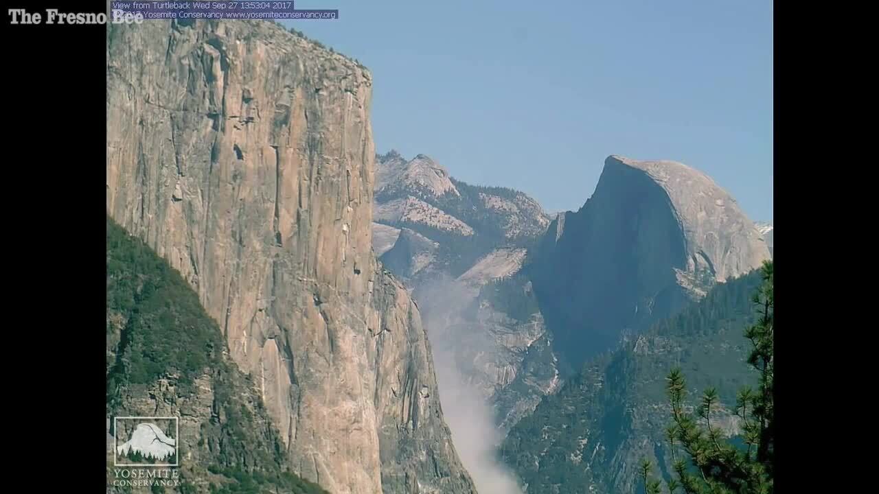 El Capitan rock fall seen on Yosemite webcam Bradenton Herald