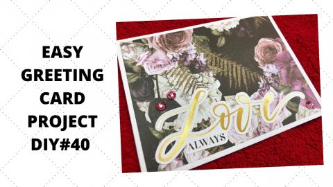 EASY GREETING CARD PROJECT DIY#40-SPELLBINDERS CARD KIT O...