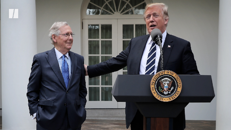 Trump Rips 'Broken Down Hack' Mitch McConnell For Not Backing His ...