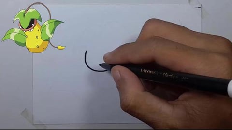 Drawing Pokemon VICTREEBEL shorts