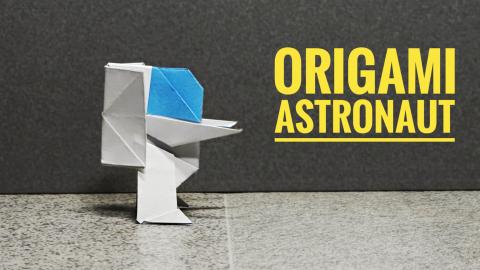 Origami Astronaut _ Origami tutorial _ Paper craft