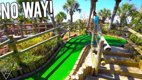She Has Never Done That Before! - Mini Golf Hole In Ones!...