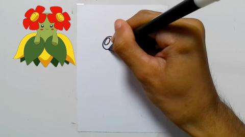 Drawing Pokemon Bellosom
