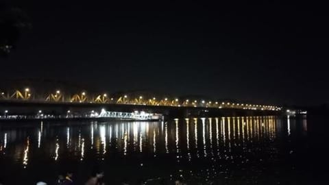 Vivekananda Setu (bridge) At Night from Dakshineswar | Ko...