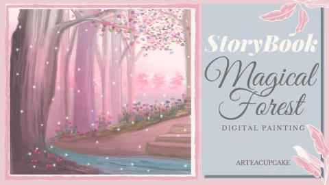 Storybook Magical Forest Digital Painting | Autodesk Sket...