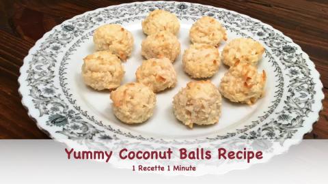 Yummy Coconut Balls Recipe (shorts)