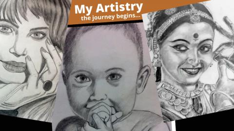 My Artistry - Pencil Sketch_ Landscape_ Portrait_ Oil Pai...