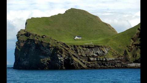 Lone House on a Mysterious Island