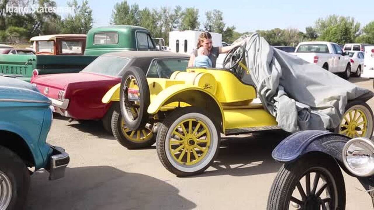 The mechanic is getting them revved up for classic car auction in Nampa