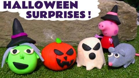 Peppa Pig Halloween Play Doh Surprise Toys for Kids with ...