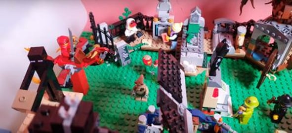 LEGO Mashup- Ender Dragon vs R2D2 vs KAI vs Storm Trooper...