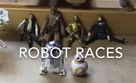 Star Wars Home Movies. : R2D2 versus BB-8