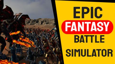Epic Fantasy Battle Simulator 1st look