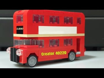 LEGO creator 40220 (2016) London bus V29 speed build