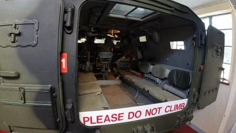 INSIDE A WORLD WAR 2 TRUCK