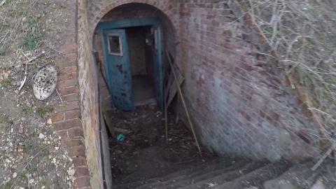 ABANDONED War gun storage bunkers!