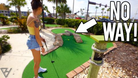 I Can't Believe You Got A Mini Golf Hole In One Doing Tha...