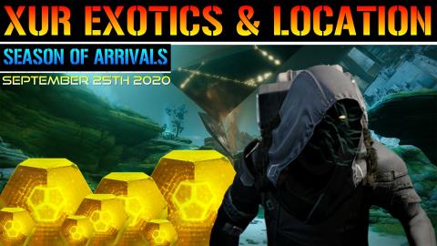 XUR NEW EXOTICS & LOCATION | Where Is XUR Today? Season O...
