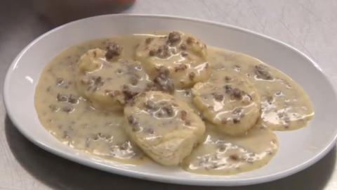 How to Make Biscuits and Gravy | It's Only Food with Chef...