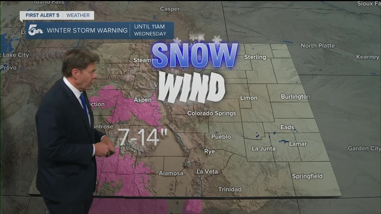 Another windy and chilly day across southern Colorado