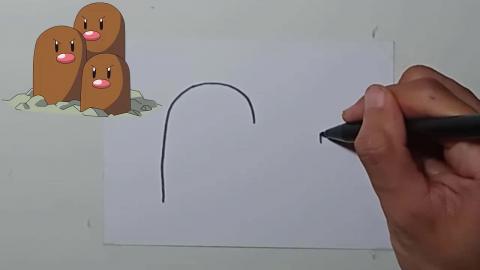 Draw pokemon dugtrio shorts