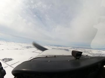 Practicing Emergency engine failure in flight to landing....