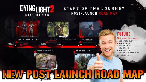 Dying Light 2: NEW Post Launch Road Map! DLC, Stories, Ev...
